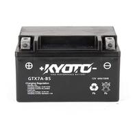 KYOTO Batterie YTX7A-BS SLA-AGM pour moto 12V 6Ah sans entretien prête à l'emploi