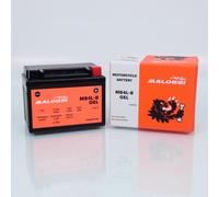 Batterie SLA Malossi pour Moto Yamaha 250 YBR 2007 à 2009 YB4L-B Gel / 12V 4Ah