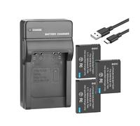 Batterie SLB-10A SLB 10A, Compatible avec Samsung, | Caméra WB750 WB800F WB850F WB1100F WB2100 ES55 ES60 EX2F(3BatteryWithCharger)