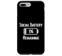Batterie Sociale 1% restante - Faible consommation d'énergie Coque pour iPhone 7 Plus/8 Plus