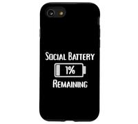 Batterie Sociale 1% restante - Faible consommation d'énergie Coque pour iPhone SE (2020) / 7/8