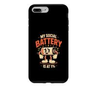 Batterie Sociale My Social Battery 1 Pourcent Coque pour iPhone 7 Plus/8 Plus