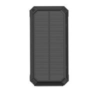 Batterie solaire 10 000 mAh étanche, chargeur solaire pour téléphone portable, randonnée, voyage, pêche, camping, randonnée, festival de musique, smartphone, appareil photo, tablette
