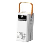 Batterie Solaire, 50000mah Survival Gear with Light, Built-in Cables, 4 Output 3 Input Ports, Portable Survivals Charger Rainproof and Dustproof Design Easy Carrying for All Mobile Devices Road