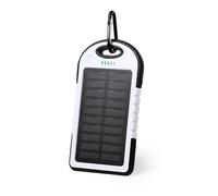 Batterie solaire DAM Lenard 4000 mAh. 7 5x14 5x1 5 cm. Couleur : Blanc