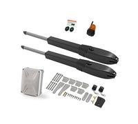 Batterie solaire Double bras opérateur de porte électrique ouvre-porte pivotant caméra IP télécommande manoir ferme extérieur Résidentiel, Commercial(KIT B)
