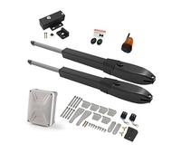 Batterie solaire Double bras opérateur de porte électrique ouvre-porte pivotant caméra IP télécommande manoir ferme extérieur Résidentiel, Commercial(KIT K)