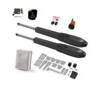 Batterie solaire Double bras opérateur de porte électrique ouvre-porte pivotant caméra IP télécommande manoir ferme extérieur Résidentiel, Commercial(KIT I)