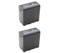 Batterie Sony NP-F970 / NP-F980U ChiliPower Extra Power - 10.050mAh - avec USB-in et USB-out - pack de 2