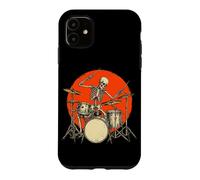 Batterie Squelette Punk Concert Rock n Roll Coque pour iPhone 11