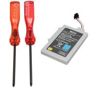 Autre accessoire gaming GENERIQUE Batterie pour Nintendo Wii U Gamepad - 3600 mah - WUP-012 + Tournevis Tri Wing