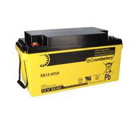 Batterie SUN SB12-65V0 AGM 12V 65Ah Plomb