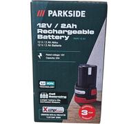 Batterie supplémentaire pour Parkside PAPK 2 Ah pour Outils de la Famille X 12 V