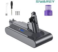 Batterie - SWAREY - Compatible V10 - 25.2V - 3800mAh - Li-ion - pour Dyson
