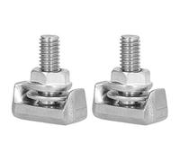 Batterie T-, 2 Pièces Borne de Batterie de Voiture T- Vis de Boulon de Tendeur de Câble de Batterie en Acier Inoxydable 19116852 Remplacement pour