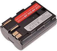 Batterie T6 Power pour Canon BP-508, BP-511, BP-511A, BP-512, BP-514, 1700mAh, 12,6Wh, marron
