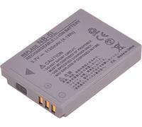 Batterie T6 Power pour Canon Digital IXUS 860 IS, Li-Ion, 3,7 V, 1120 mAh (4,1 Wh), Gris