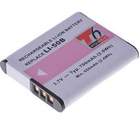Batterie T6 Power pour Pentax Optio WG-2, Li-Ion, 3,7 V, 700 mAh (2,6 Wh), noir