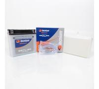 Batterie Tecnium Pour Scooter Yamaha 125 Yp Majesty 1998 À 2010 Yb7l-B2 / 12v 8ah Neuf