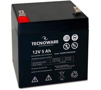 Tecnoware Batterie 12 V Capacité 5 Ah Étanche Cosse Faston 6,3 mm
