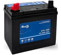 BATTERIE TRACTEUR TONDEUSE U1L-355 12V 29Ah 355A CCA - Format U1 - Plomb Acide - Haute Performance - Sans Entretien - 196x132x185mm - Garantie 2 Ans