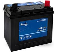 BATTERIE TRACTEUR TONDEUSE U1R-355 12V 29Ah 355A CCA - Format U1 - Plomb Acide - Démarrage Renforcé - Sans Entretien - 196x132x180mm - Garantie 2 Ans