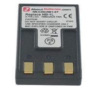 AboutBatteries Batterie Type Canon NB-1LH, 3.7V, 1000mAh, Li-ION