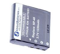 AboutBatteries Batterie Type PENTAX LB-060, 3.7V, 1230mAh, Li-ION