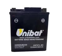 Batterie Unibat 12V 6Ah Avec Liquide Piaggio Zip 4 Temps Euro 2 50 CBTX7L-BS