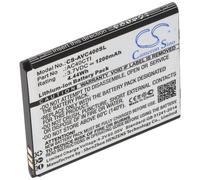 Batterie uniquement compatible avec Archos AC40CTI 55,64x47,85x4,62mm, Archos 40C Titanium 3,7 Volt, 1200mAh, 4,4Wh