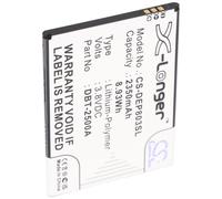 Batterie uniquement compatible avec Doro 8035 Li-ion Type de batterie DBT-2500A, DBS-0170 3,7 Volt, 3,8 Volt 2350mAh