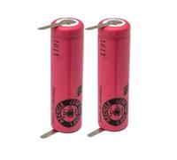 Batterie UR14500AC 3,7 V 740 mAh compatible avec les brosses à dents électriques Oral-B Pro 2 Type 3766, 3758, 3759, 3794 iO4, iO5, iO6, iO7, iO9, iO8, iO10(Solder leg battery,2pcs)