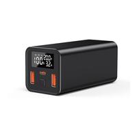 Batterie USB C à vitesse rapide 100 W avec affichage numérique LED sans texture de batterie pour téléphones portables Journey Institution Pièce de rechange