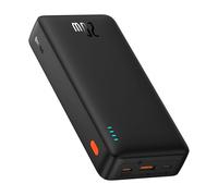 Baseus Power Bank Airpow, C+U, 20w, 20000 Mah, With Baseus Simple Series Type-C 0,50m Cable, Black (P10022804113-00)