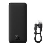 Baseus Batterie externe Airpow 20 W 10 000 mAh avec câble USB-A/USB-C 30 cm - Noir