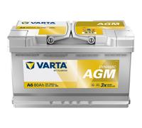 Batterie Varta A6 Start & Stop Silver Agm 80 Ah - 800 A