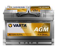 Batterie Varta A7 Start & Stop Silver Agm 70 Ah - 760 A