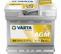 Batterie Varta A9 Start & Stop Silver Agm 50 Ah - 540 A