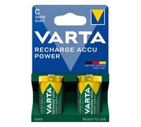Batterie Varta Mezza Torcia C Ricaricabile 3000mAh RECHARGE ACCU POWER (2pz)