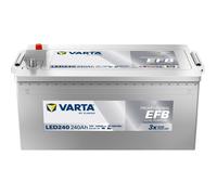 VARTA BATTERIE DÉCHARGE LENTE VARTA LED240 12V 240AH EFB 4016987164457