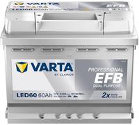 Batterie VARTA Professional Dual Purpose EFB LED 60 12V 60AH 680 AMPS