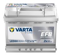 Batterie VARTA Professional Dual Purpose EFB LED 60 12V 60AH 680 AMPS 246x175x190 + Droite