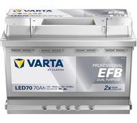 Batterie VARTA Professional Dual Purpose EFB LED 60 12V 60AH 680 AMPS 246x175x190 + Droite