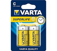 Batterie Varta R14P Demi torche 1,5 V Superlife 12 Blister x 2 piles