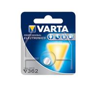Batterie Varta V362 Argent-Oxide 1.55V Pile Bouton 7.9mm x 2.1mm, Référence 00362-101-401, Conditionnement Blister 1 pièce