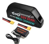 Batterie Velo Electrique 52V Sam.Sung Cell Long Range Batterie Rechargeable au Lithium-ION Batterie pour 1500W 1000W 750W 500W 250W Motor