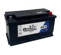 Batterie Voiture 12V 95Ah L5 - Puissance de Démarrage 800A - Batterie Auto Sans Entretien - Format L5 Compatible Véhicules Utilitaires et Chantier - Qualité Origine