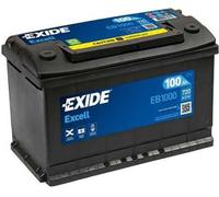 batterie voiture EXIDE Excell 12V 100Ah 720A 315x175x205