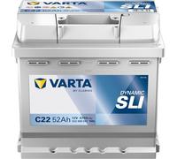 Batterie Voiture Varta Blue Dynamic C22 - 12 V 52Ah 470A (EN) - 552 400 047