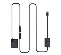 batterie w126,HUIOP PD USB Type-C Câble à NP-W126 Dummy Batterie Coupleur DC de Remplacement pour X-A2 A3 X-E2s X-Pro2 T20 T10 X-T30 X-T1 T2 X-T3 E3